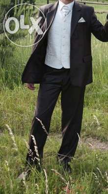 garnitur męski 176/96 ślub wesele zaręczyny komunia przyjęcie bal