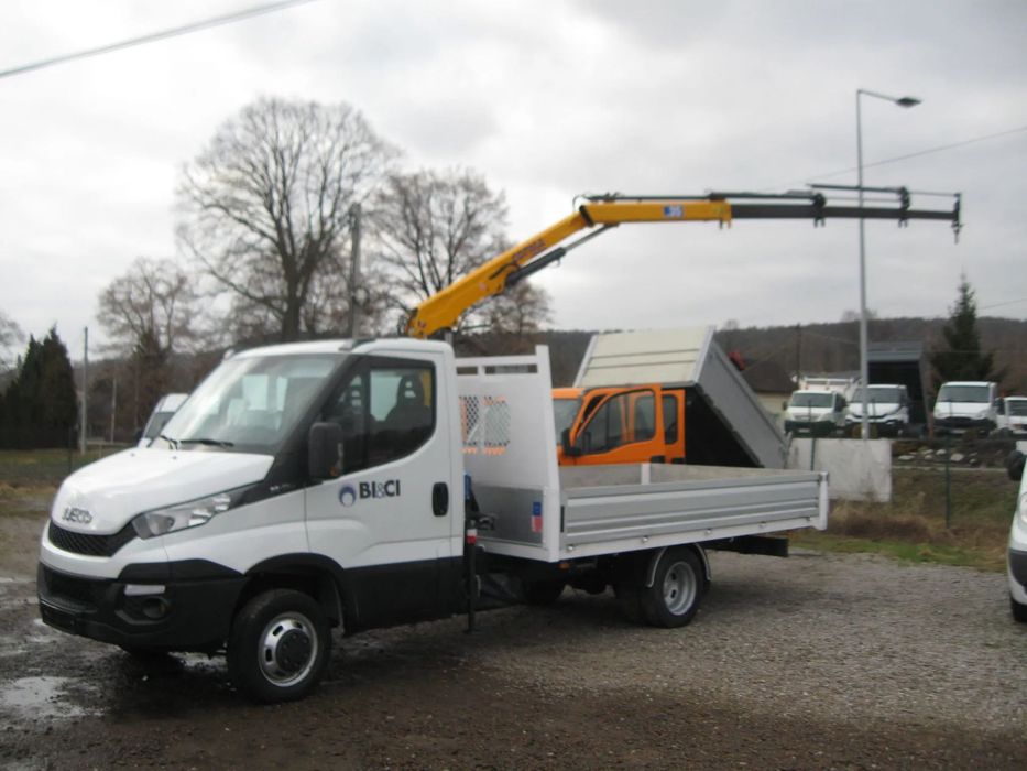 Iveco DAILY 35C13.. HDS --8,5-M. + SKRZYNIA  4-M.  HDS- -MOCNY DŁUGI- 8.5-M.. Skrzynia 4-M. Z Włoch Bez Korozji