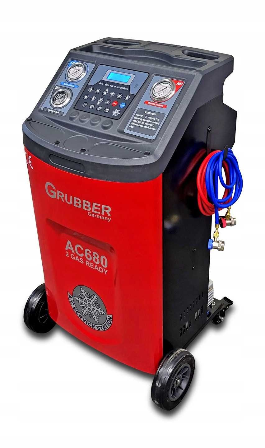 Stacja Klimatyzacji  GRUBBER AC680 R134A /  R1234yf BLOKADA WAGI