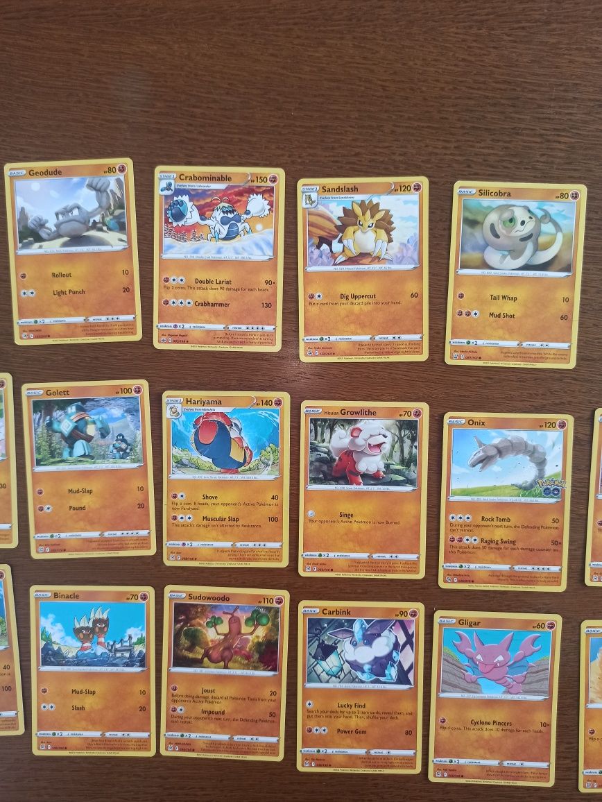 Karty pokémon TCG oryginalne walczące