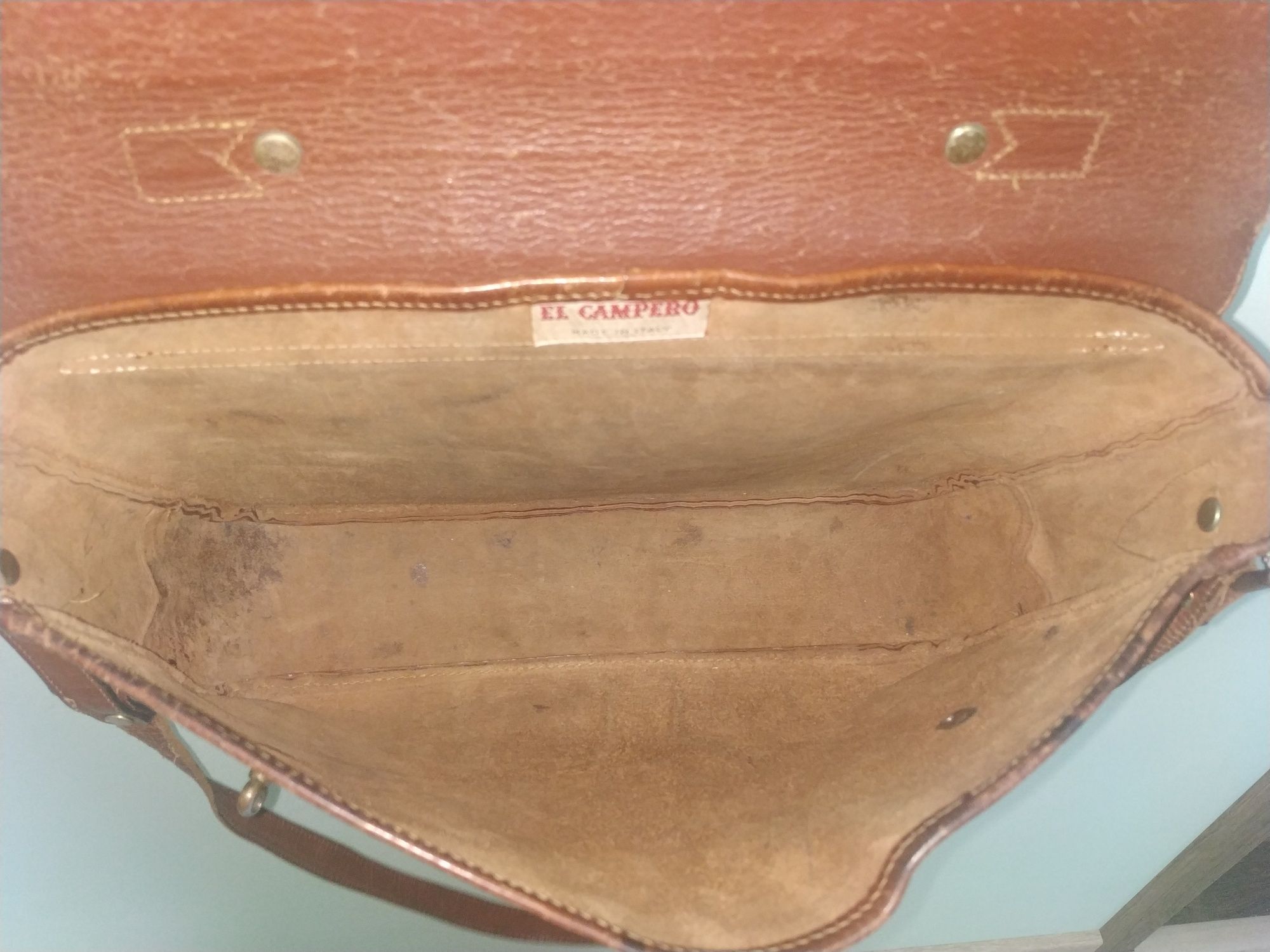 Портфель кожаный El Campero, сумка для ноутбука