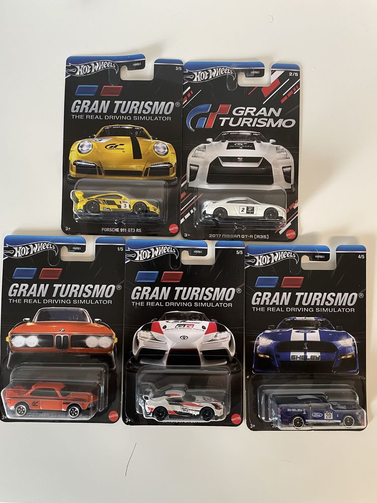 Hot Wheels Gran Turismo zestaw 5 modeli