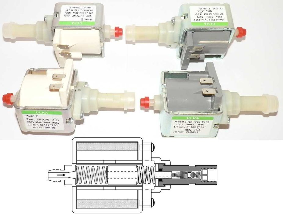 Pompa Sysko HP4.V03 55W Nivona 63172 Bosch Siemens Jura Melitta Miele
