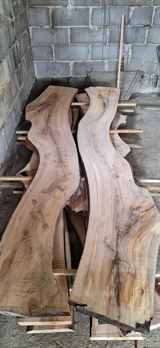 Tarcica jesionowa - blaty na stoły, ławy grubość 10 i 5 cm