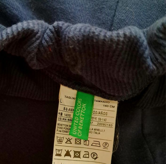 Calças fato treino Benetton 9 anos
