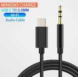 Kabel USB c mini jack audio hi fi audio kabel Nowy aux car audio