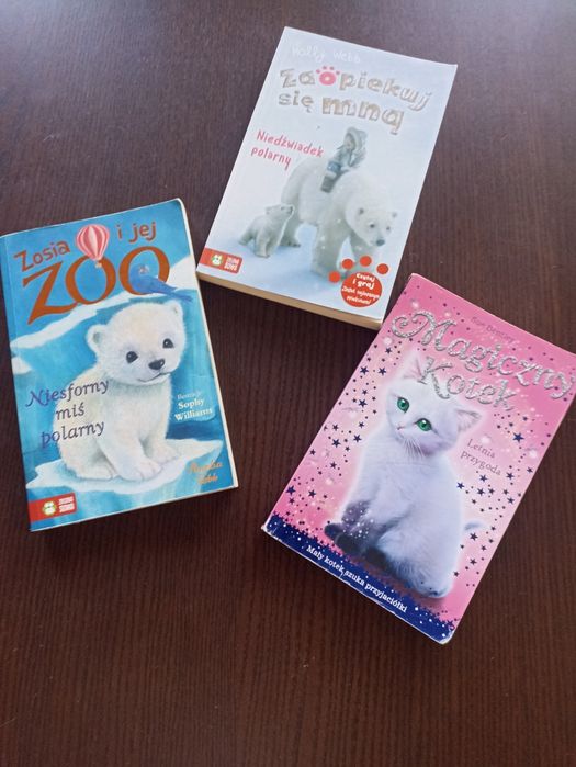 Zosia i jej ZOO Niesforny miś polarny i 2 inne książki 
Magiczny kotek