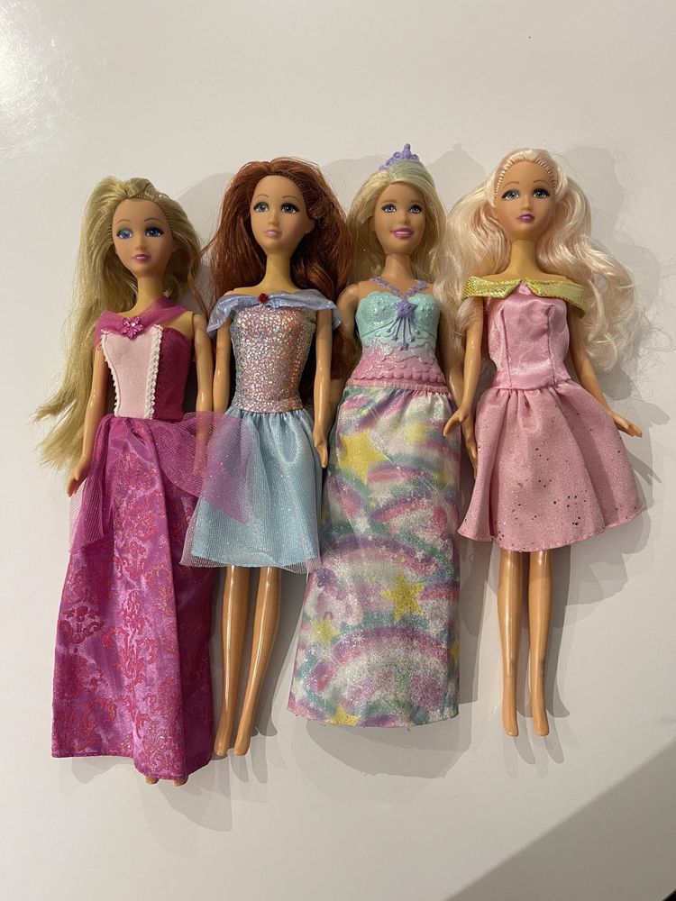 Zestaw zabawek barbie samochód lalki