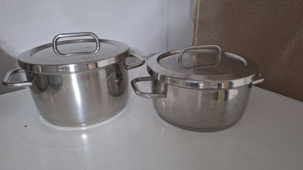 2 garnki ze stali nierdzewnej WMF