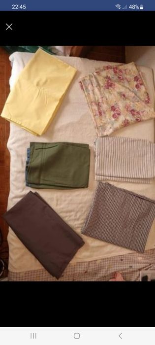 Restos de Tecidos vários várias fotos ver