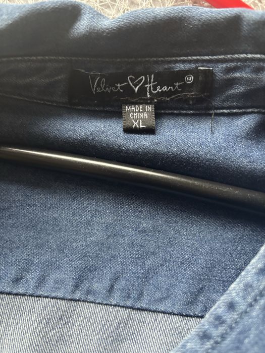 Sukienka długa dżinsowa  stan bardzo fobry