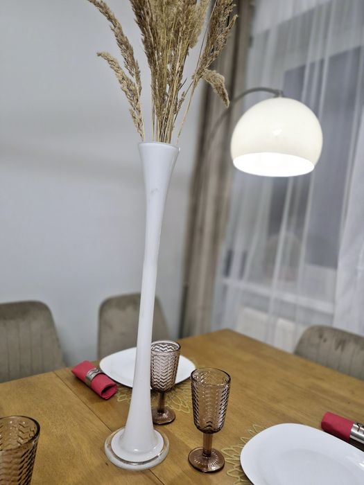 Wazon, wazony biale wysokie 7 szt