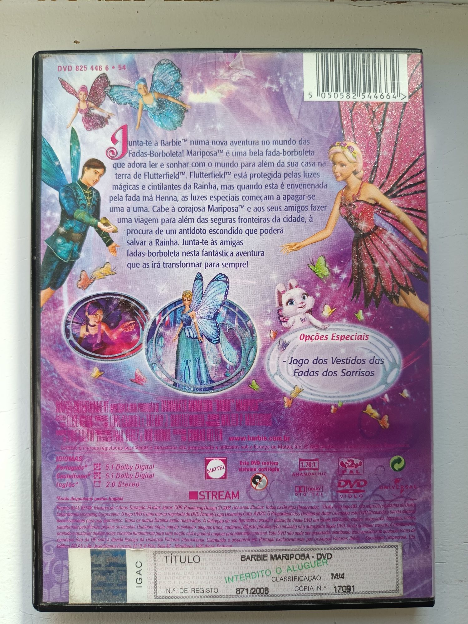 DVD mariposa.        .