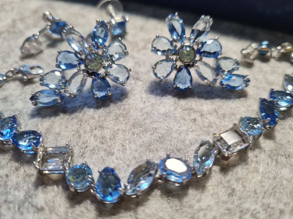 Swarovski GEMA Сваровскі браслет Кольє під срібло