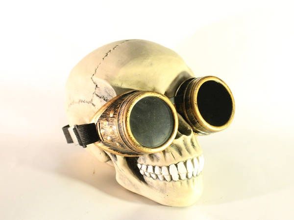 Очки Стимпанк Гогглы Авиаторы Окуляри Готика Косплей Винтаж