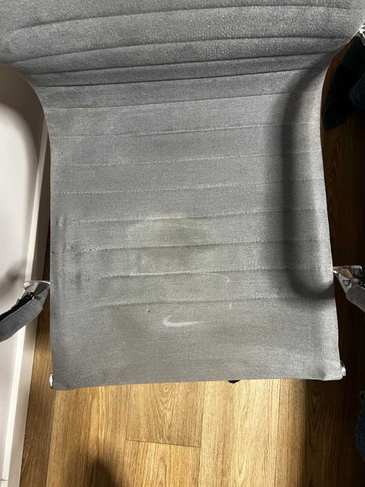 Кресло офисное \ рабочее серое тканевое