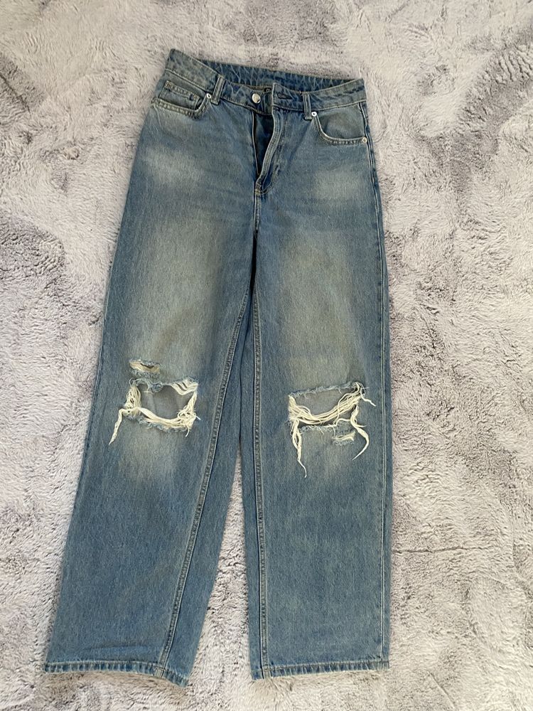 Spodnie jeansy damskie H&M 34