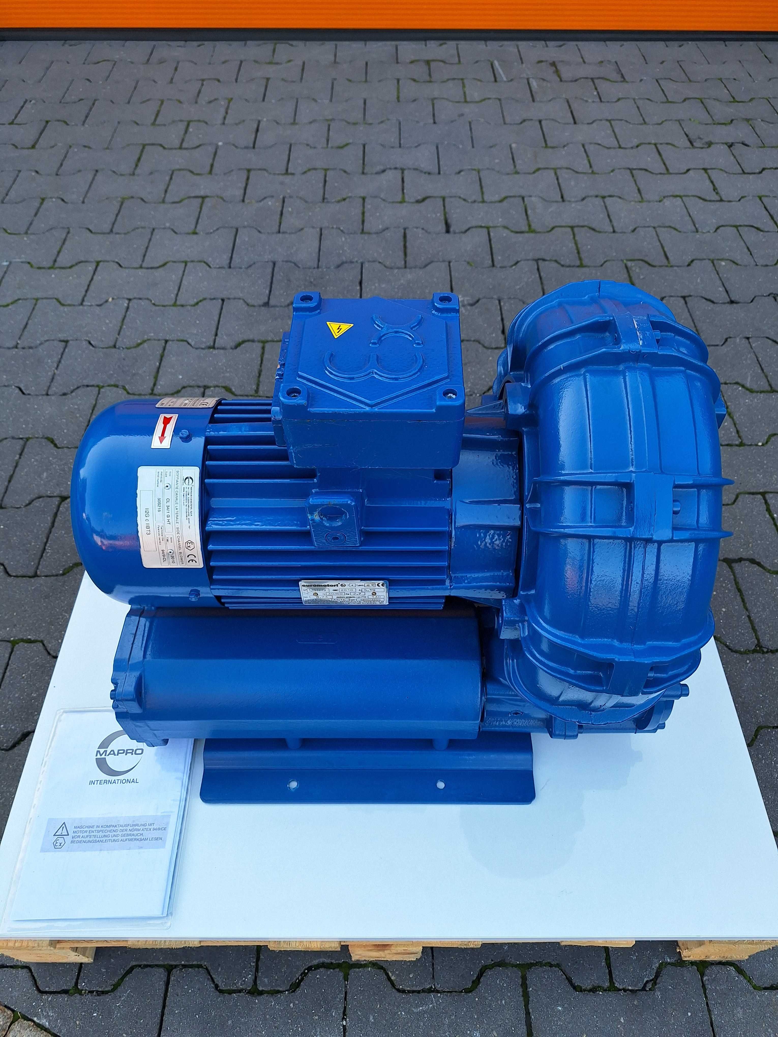 Wentylator Bocznokanałowy Pompa Próżniowa Turbina Ex Atex NOWY