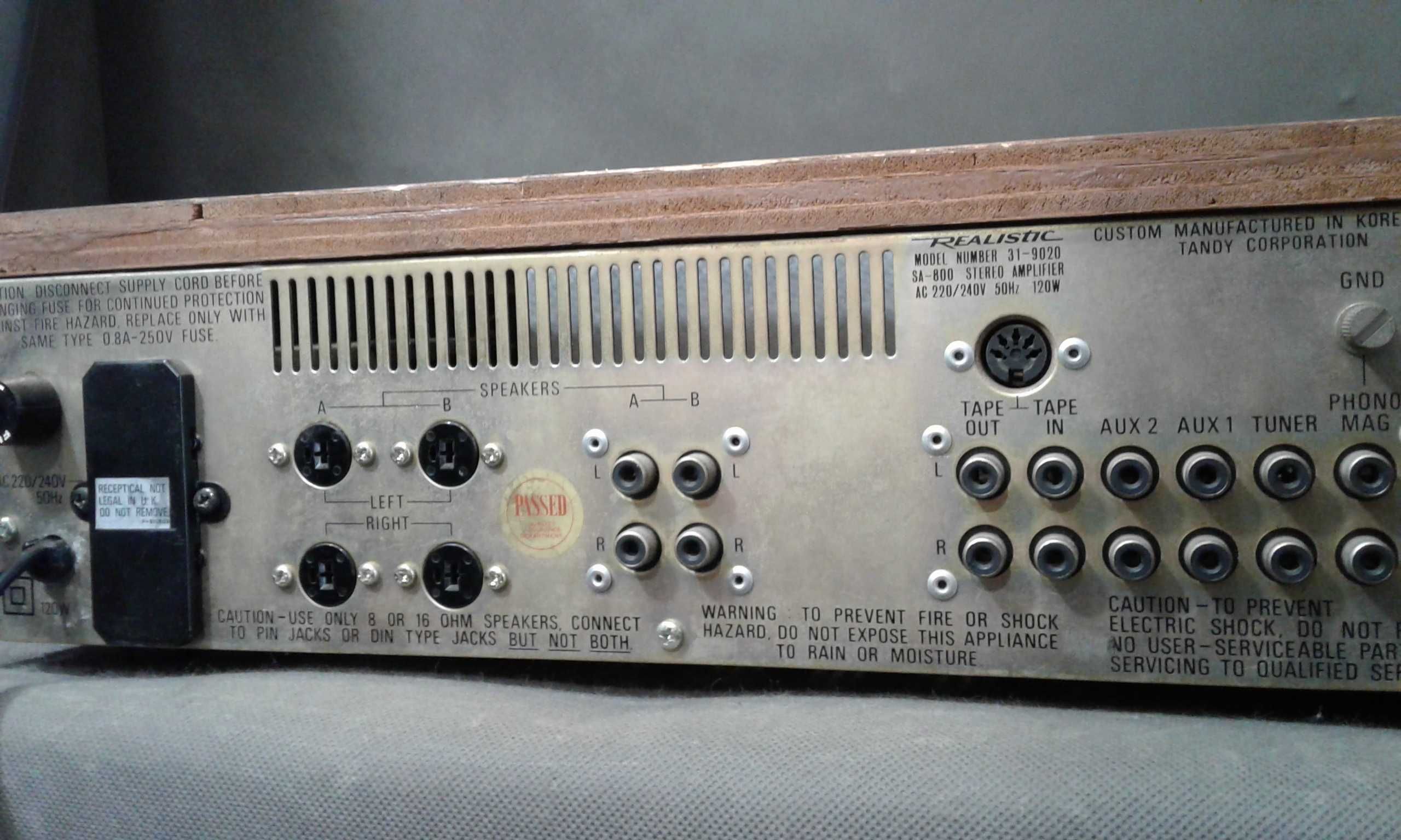 REALISTIC SA-800, wzmacniacz stereo vintage