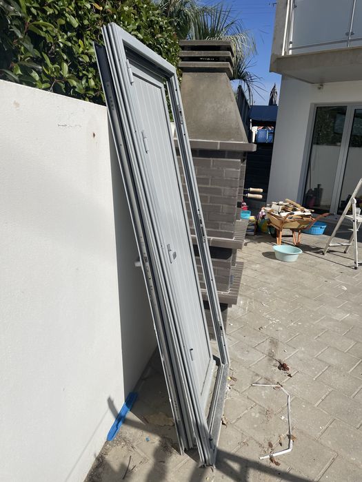Porta aluminio 90cm/2mtr