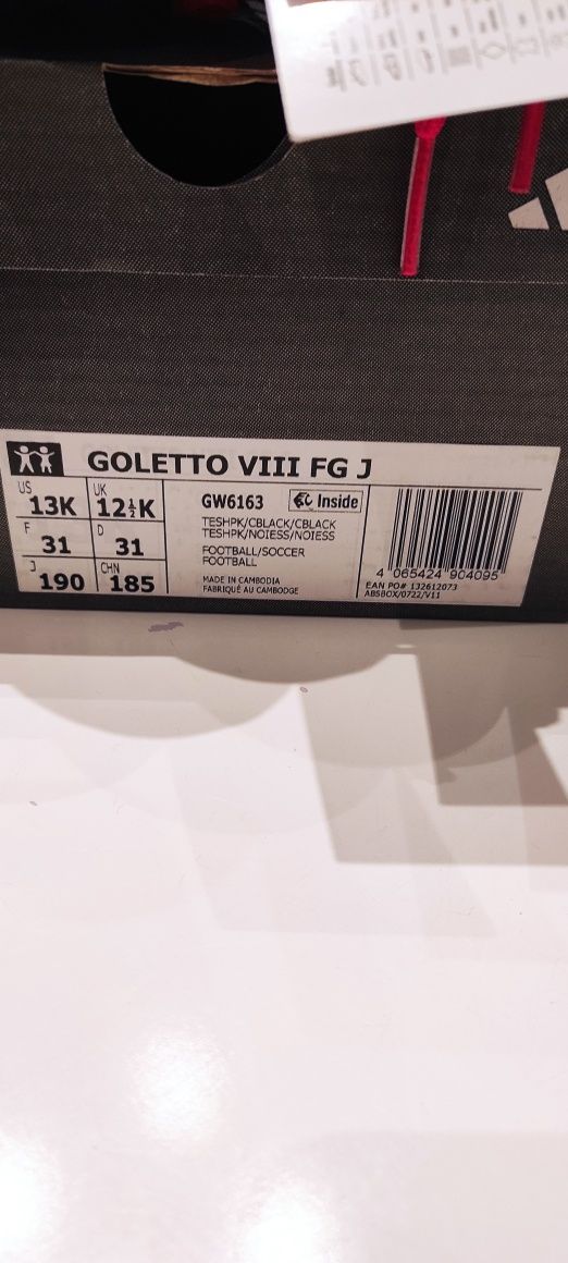 Buty piłkarskie dziecięce GOLETTO VIII FG J