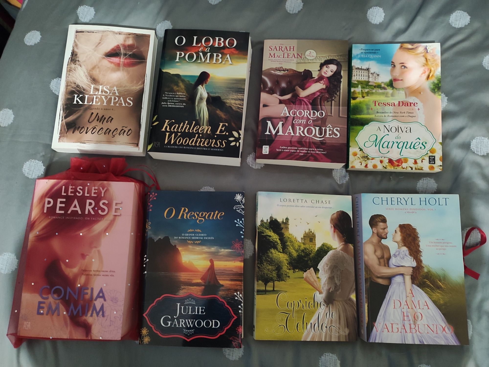 Livros romance época diversos