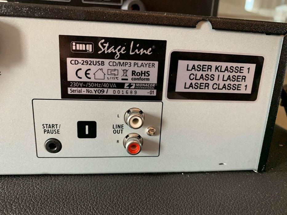 odtwarzacz fitness mikser IMG STAGE LINE CD-292 USB od
