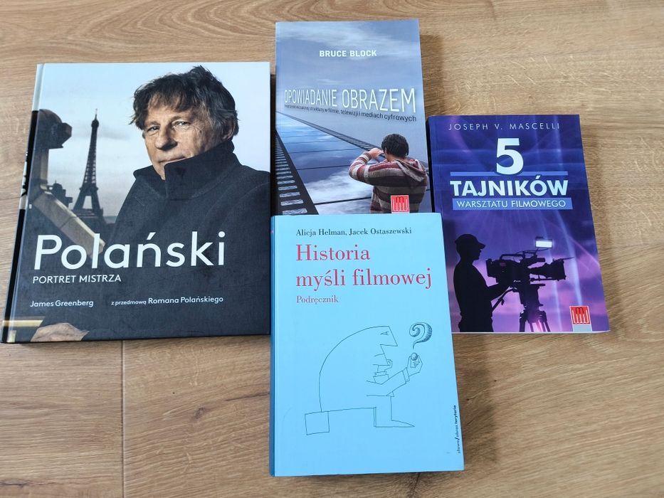 Zestaw książek o tematyce filmowej