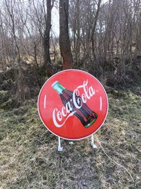 Duży Świecący Kaseton reklamowy coca cola z lat dziewieciesiatych