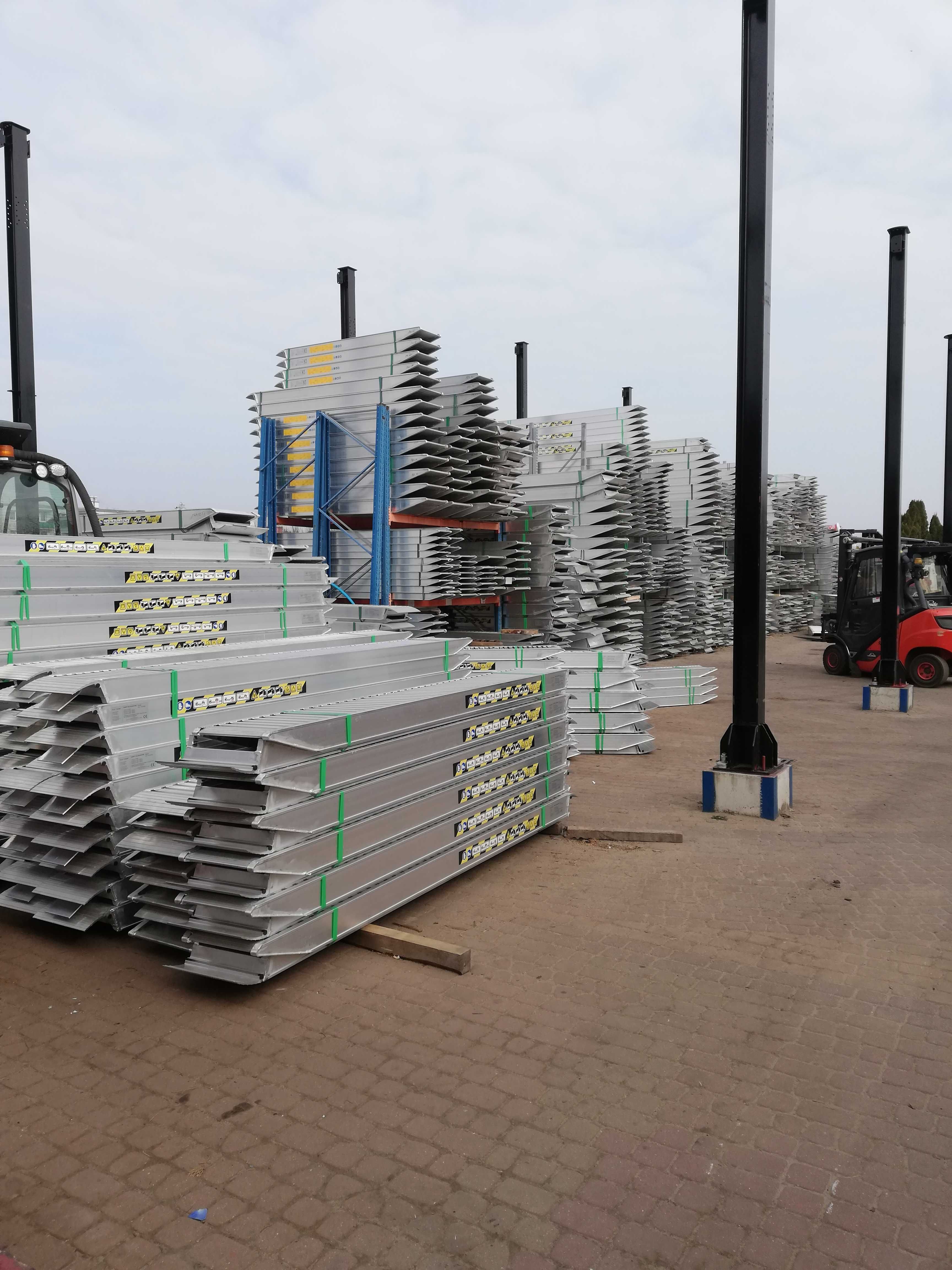 Najazdy Aluminiowe 3,5m - 7 ton Dostawa 0zł