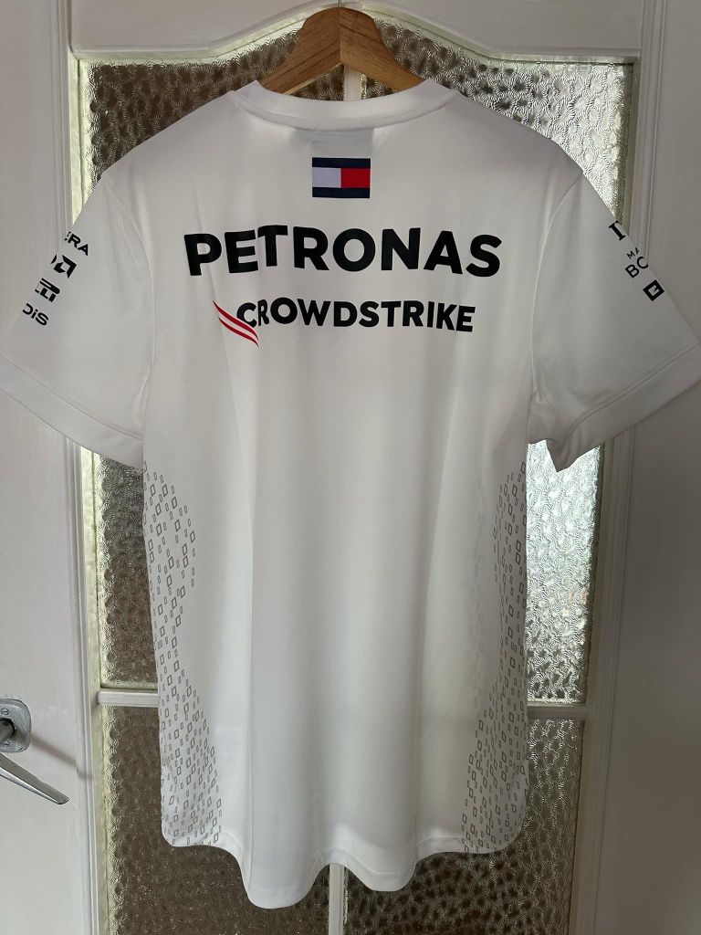 Koszulka T-shirt Tommy Hilfiger Mercedes AMG Petronas F1 Team Biała XL