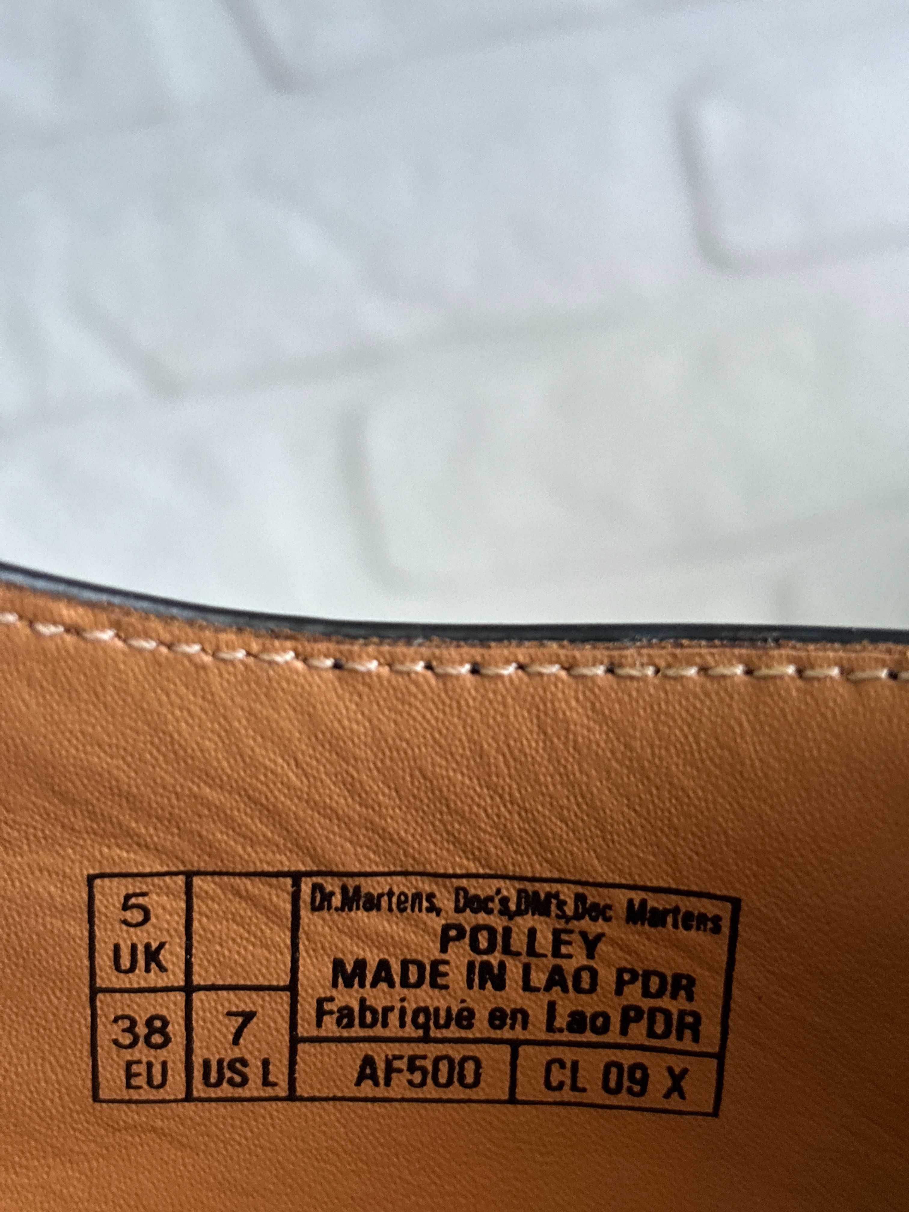 Мері Джейн Шкіряні Туфлі Dr. Martens Polley Mary Jane Size 38 Оригінал
