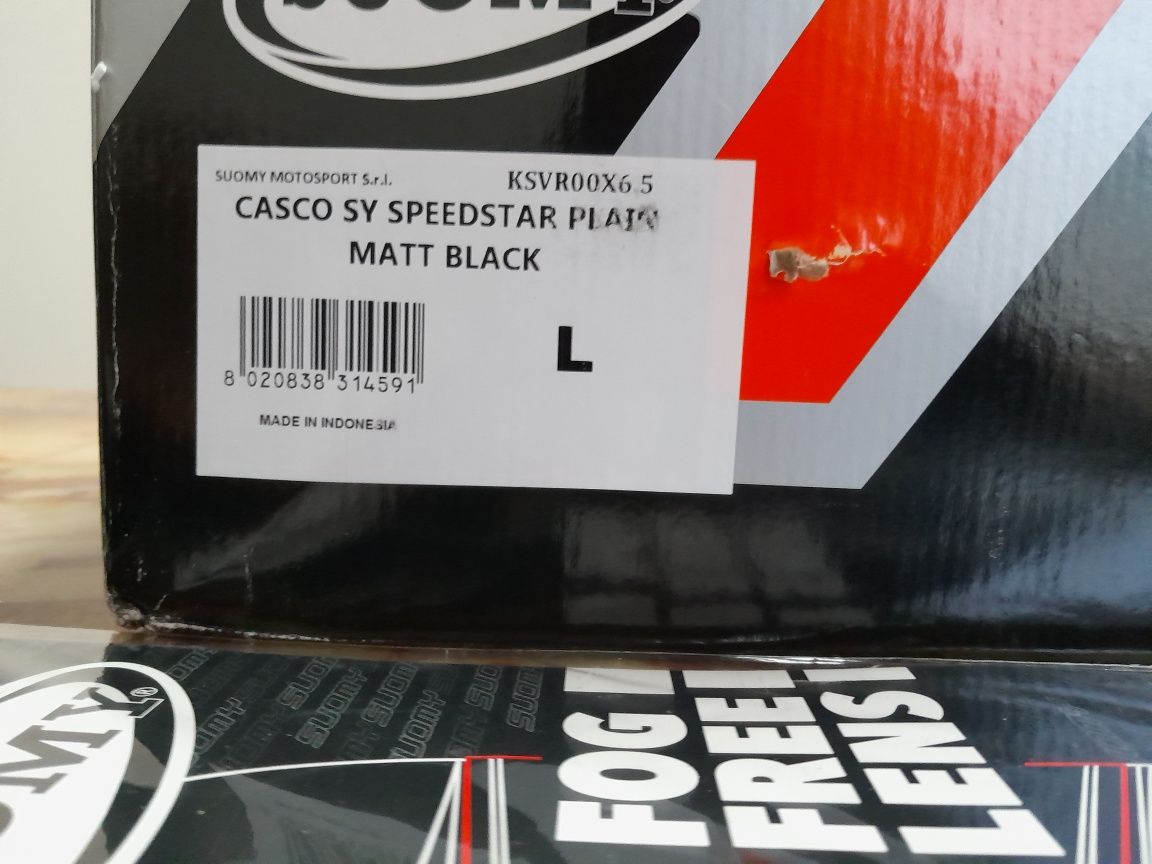 Kask SUOMY Speedstar Black Matt rozmiar L Nowy