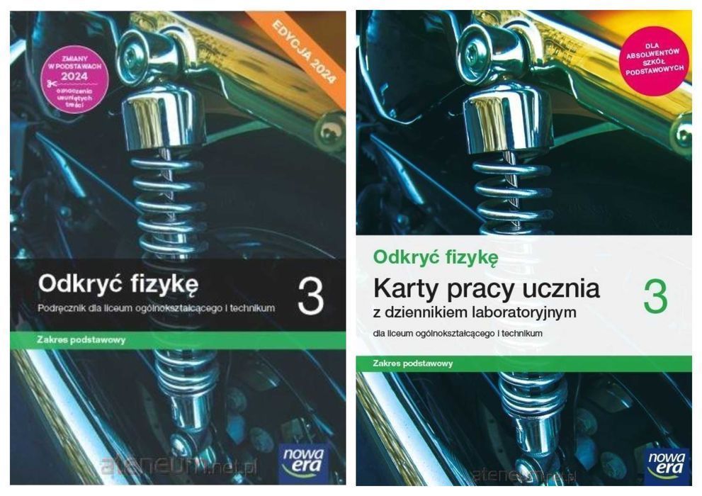 NOWA Odkryć fizykę 3 EDYCJA 2024 Karty Pracy + Podręcznik Podstawowy