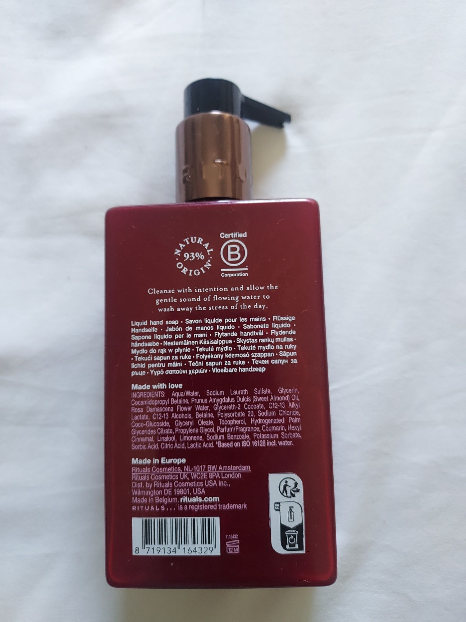 Sabonete liquido das mãos rituals