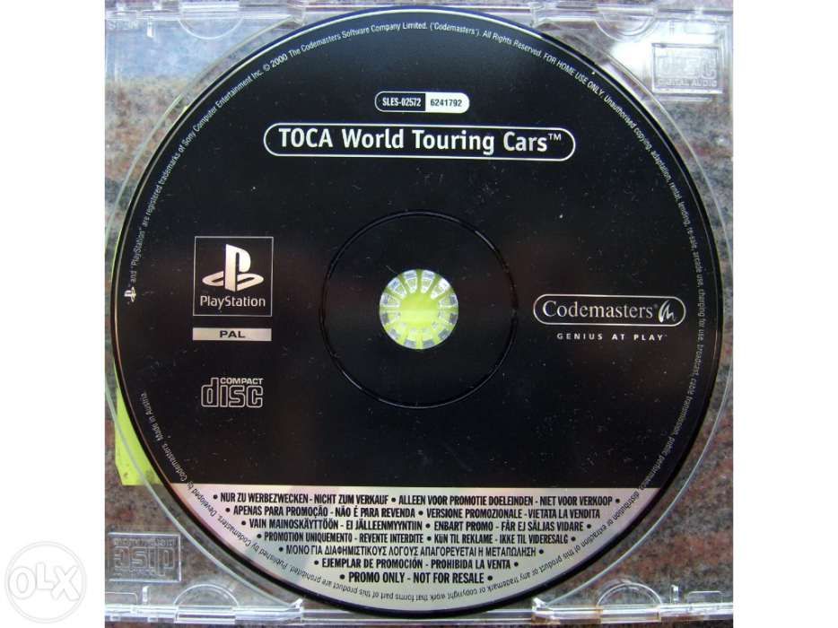 2 Jogos PS1 - só disco, sem capa