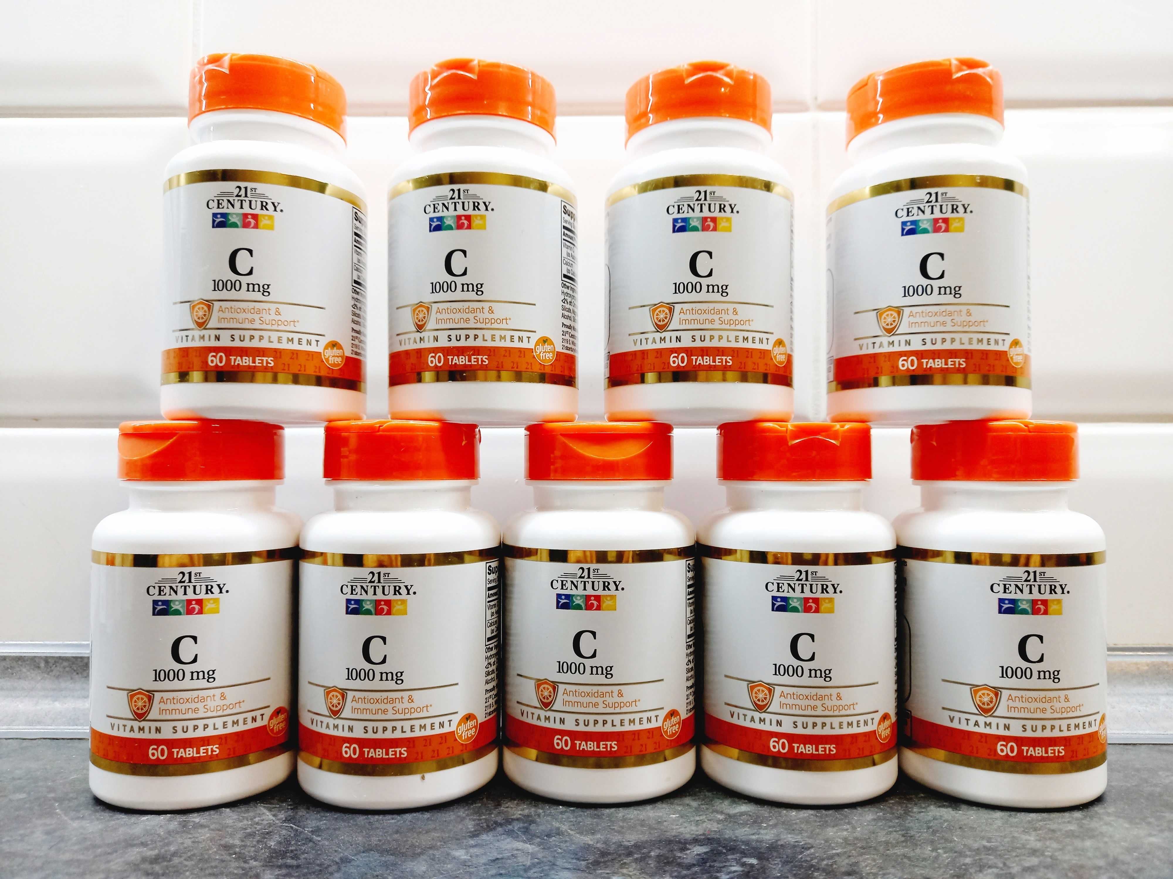 21st Century, Vitamin C-1000 (60 таб.), витамин С-1000 вітамін С