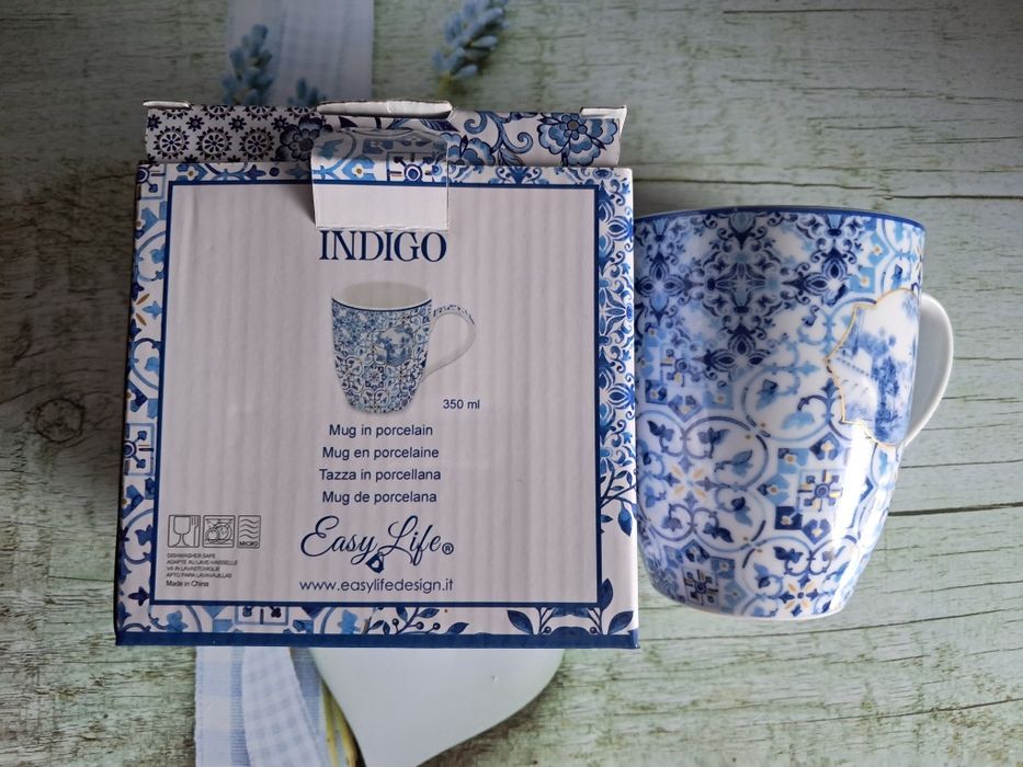 2 kubki porcelanowe Indigo