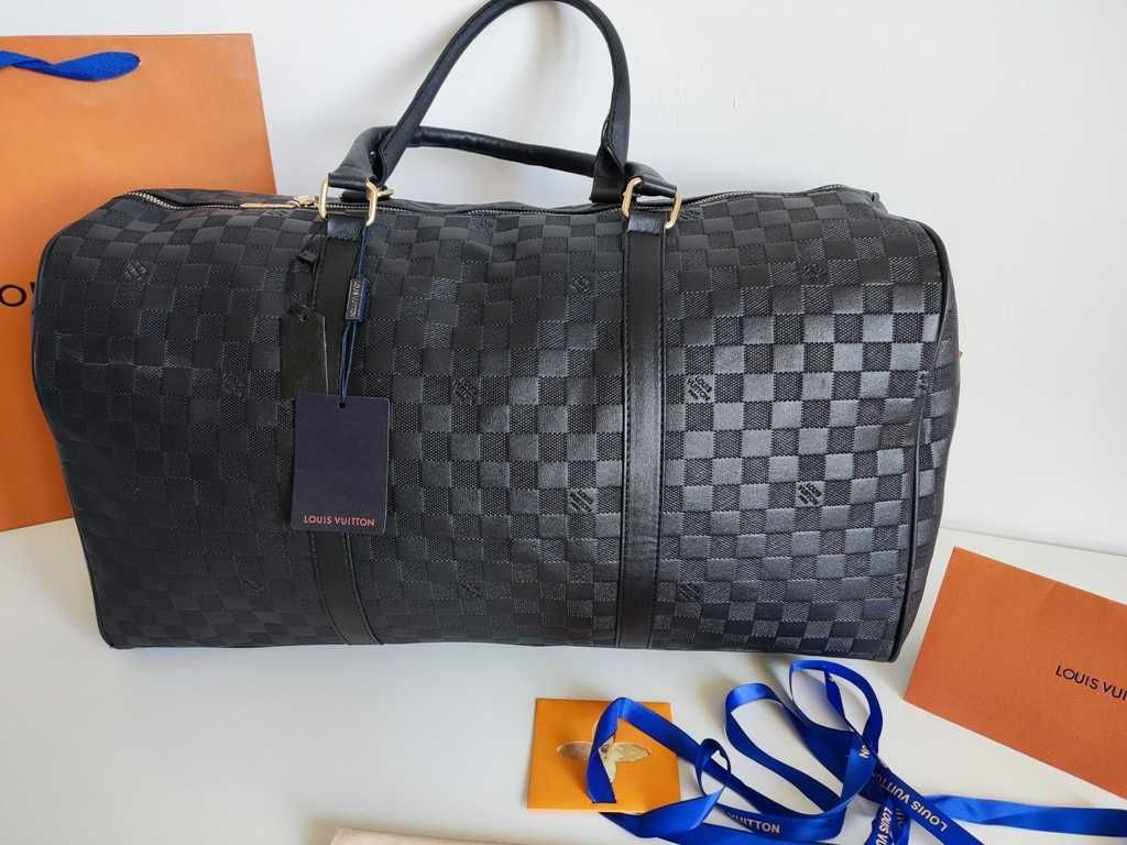 Louis Vuitton Torba podróżna, na siłownię, weekendowa, skóra 86-43