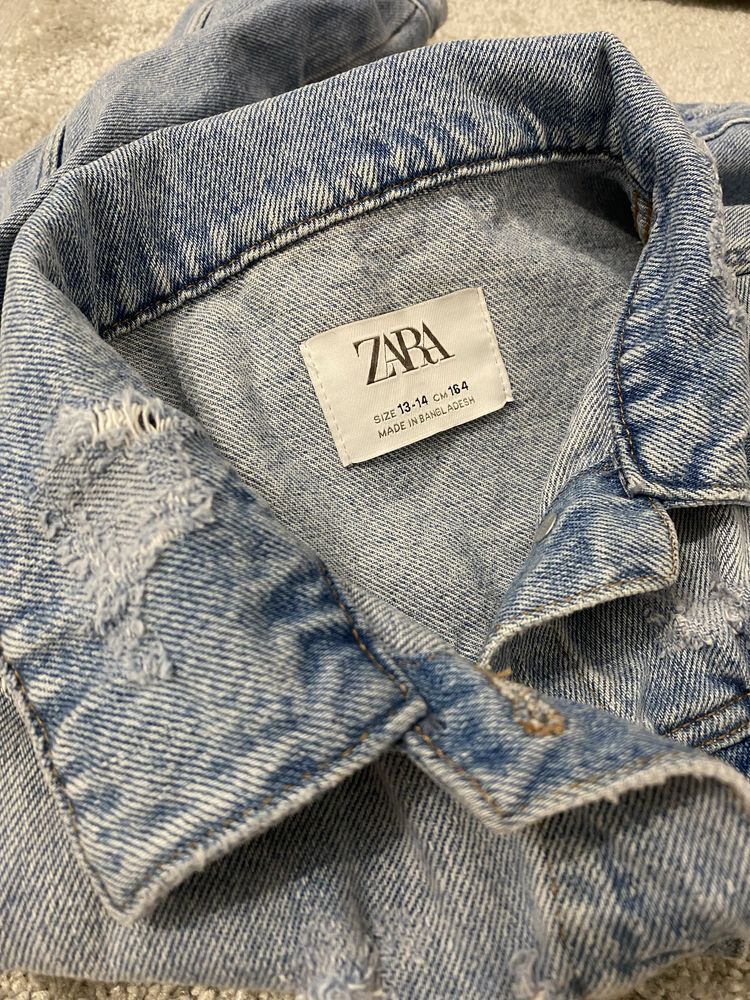 Джинсовая куртка Zara на 12 лет