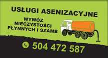 Usługi asenizacyjne / Wywóz szamba Gmina Mstów