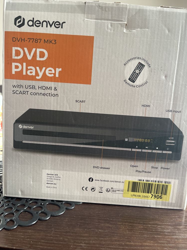DVD player dvh-7787 mk 3