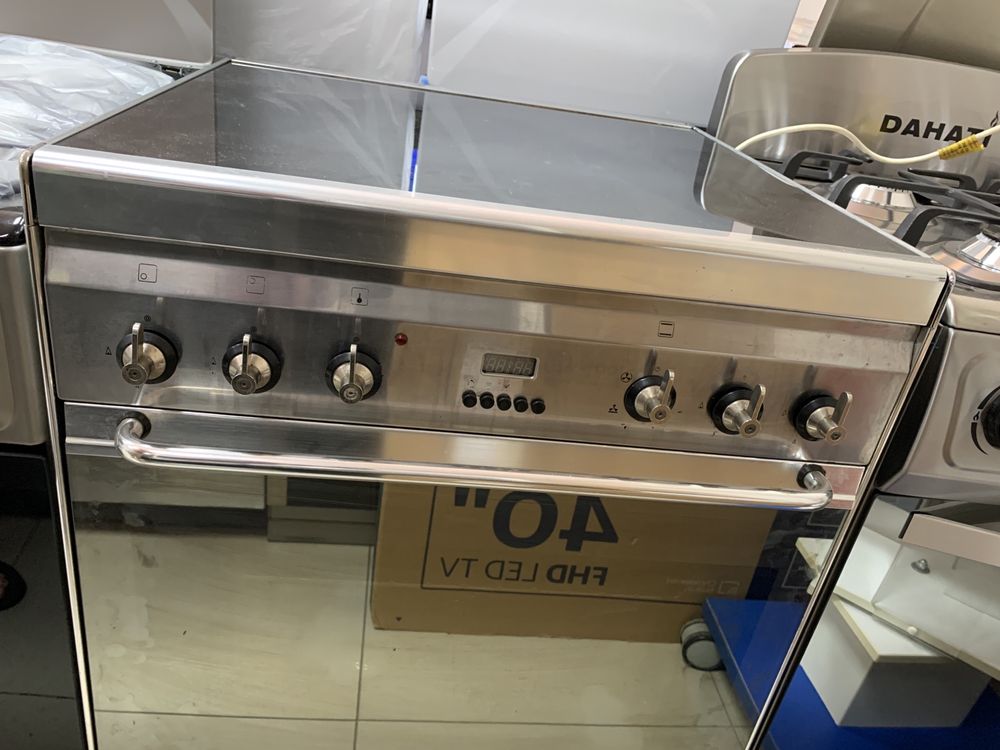 Комбінована Плита SMEG нержавійка