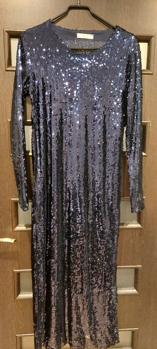 Sukienka s/m/l sylwestrowa cekiny