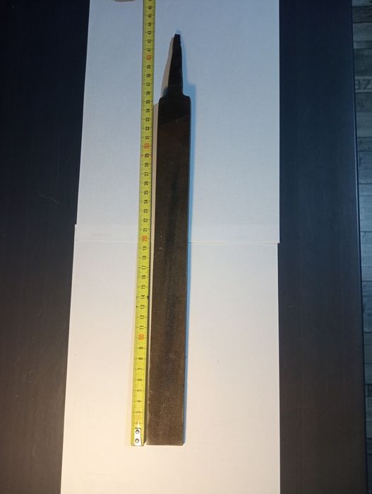 Pilnik stary sygnowany PRL 42 cm