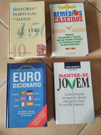 Livros variados - 4 euros cada