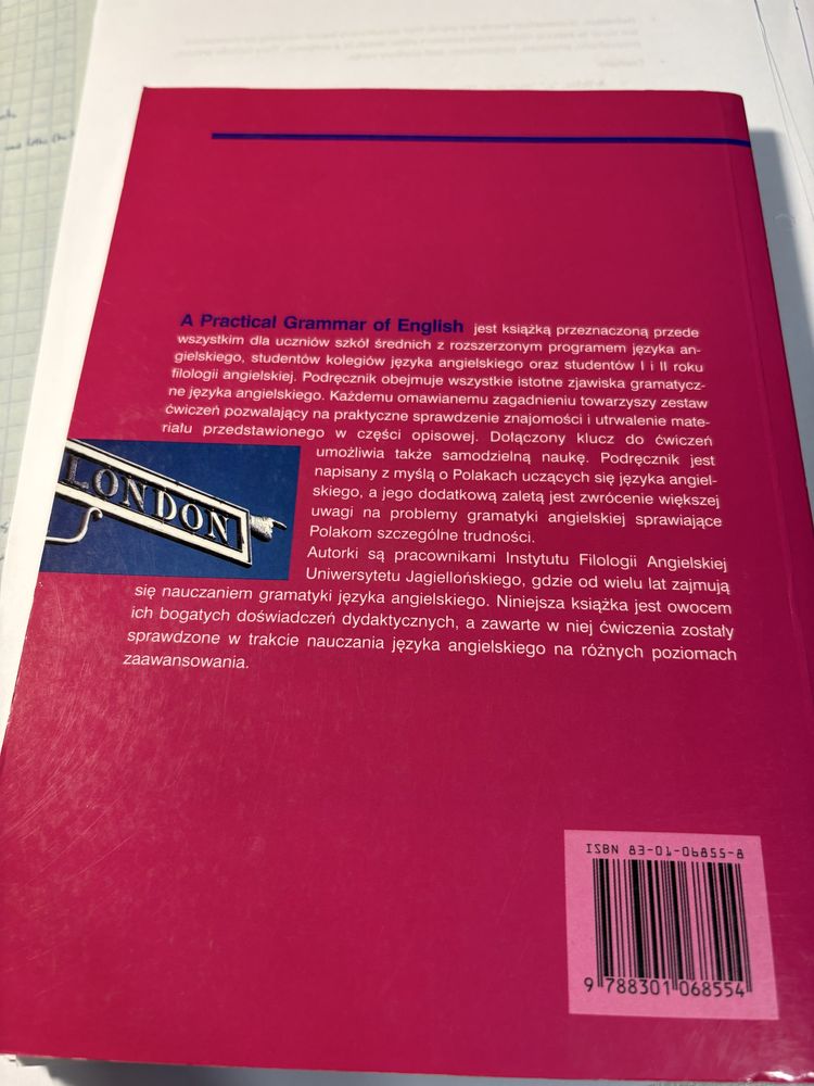 Podręcznik A practical grammar of English Mańczak PWN