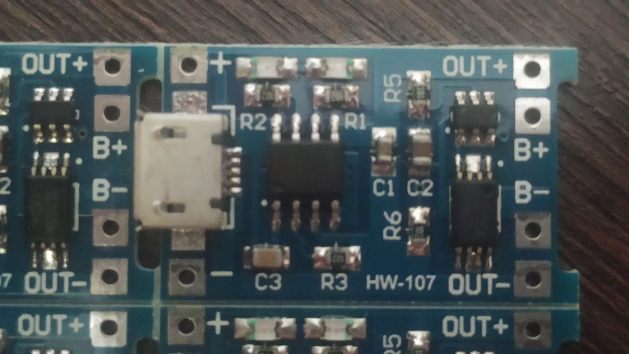 Модуль зарядки HW-107 micro USB - 10шт