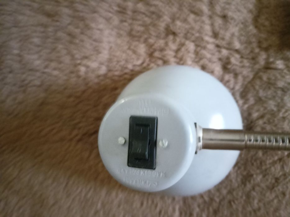 Stara lampa warsztatowa prl