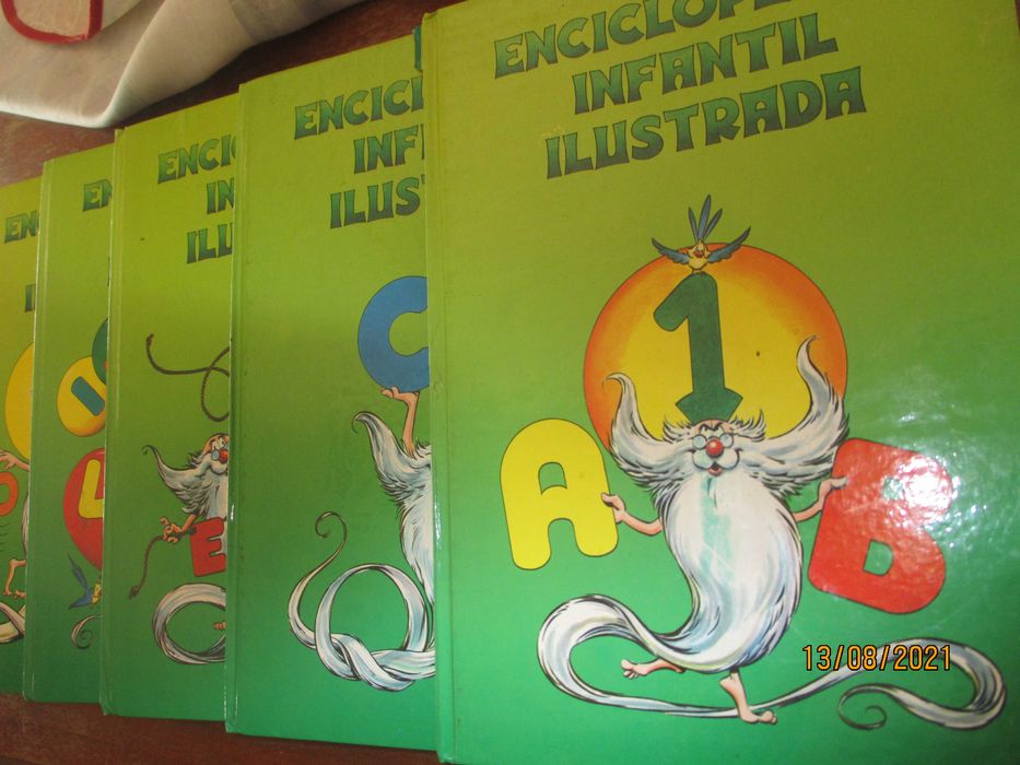 Enciclopédia infantil ilustrada - 6 volumes